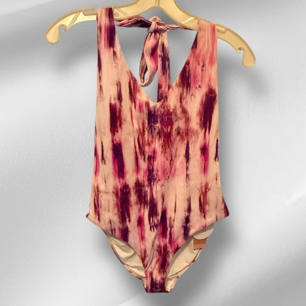 PilyQ Spell Avery Tie Dyed One Piece Bathing Suit nwt